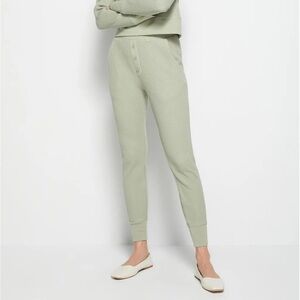 NWT Jonathan Simkhai Savannah Waffle Jogger in Willow sz S